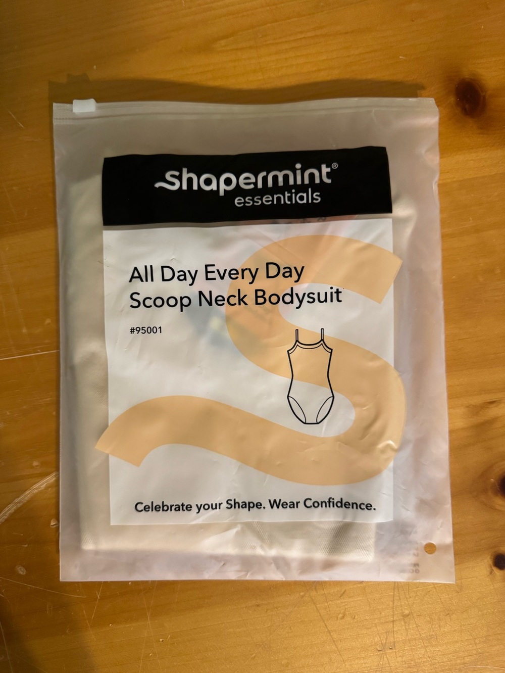 Shapermint Scoop Neck Bodysuit - Chai Cream